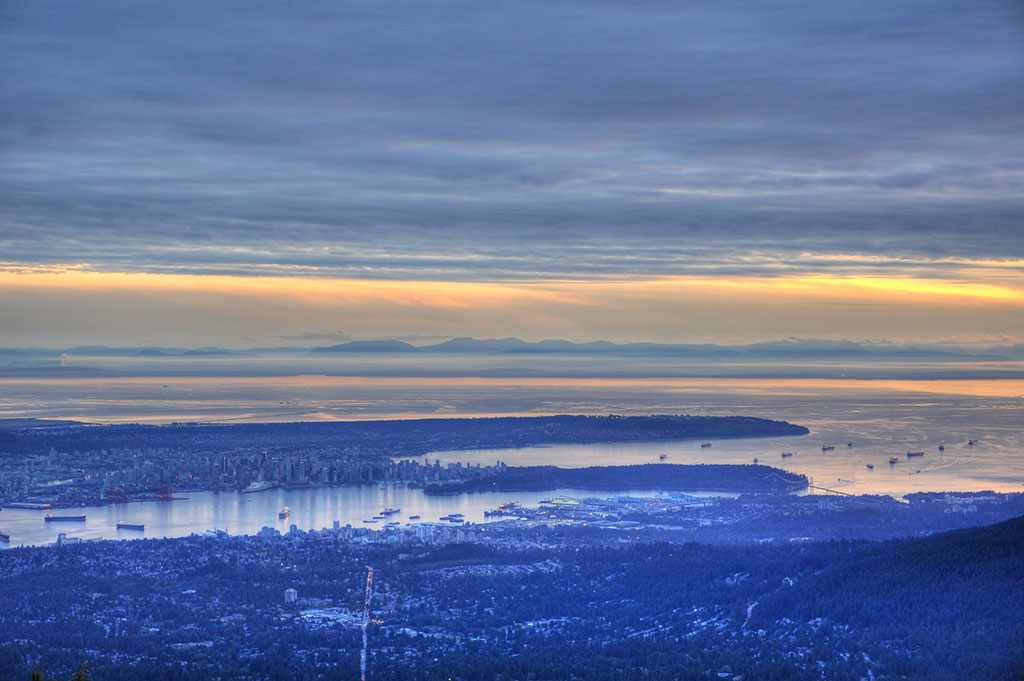 Vancouver from the Dog Mountain Bluffs